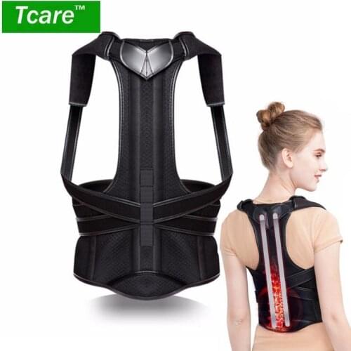 Tcare 1Pcs Posture Corrector Brace Kyphosis Brace Muscle Pain Reliever Back Pain Reliever Posture Support for Women Men