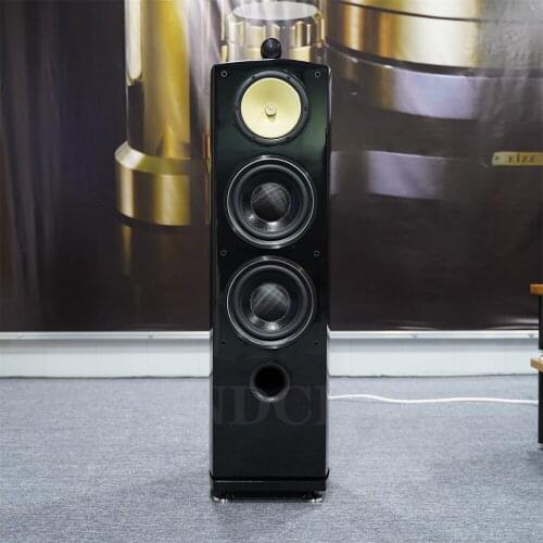 M-008 Double 8-inch log HiFi three-way floor speaker Nautilus technology Value-for-money fever passive audio