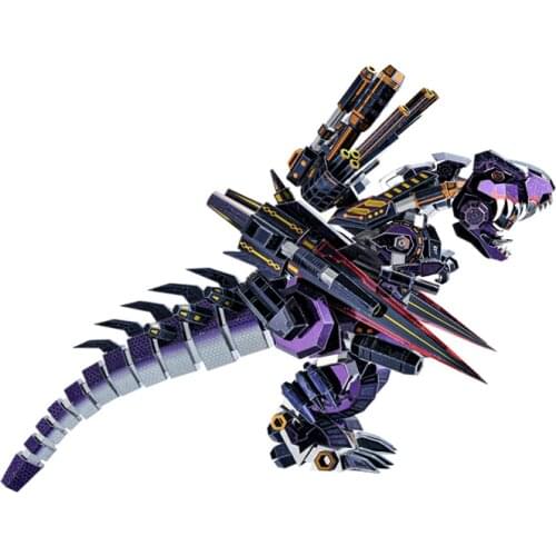 Microworld 3D metal puzzle Dinosaur Tyrannosaurus Model kits DIY Laser Cut Jigsaw Model gift For Children Educational Toys