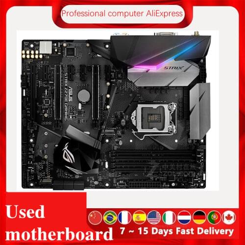 For Asus ROG STRIX Z270E GAMING Original Used Desktop Intel Z270 Z270M DDR4 Motherboard LGA 1151 i7/i5/i3 USB3.0 SATA3