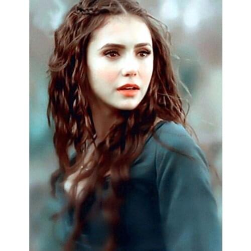 Full Round 5d Diy Diamond Painting "the Vampire Diaries" Diamond Embroidery Cross Stitch Patterns Diamond Mosaic Home Decor Gift