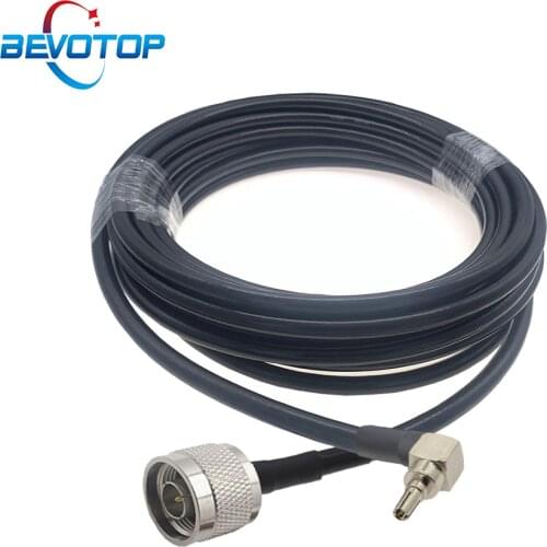 RG58 Cable N Male to CRC9 Male Right Angle 90 Degree Plug 50 Ohm RF Coaxial Cable 3G 4G USB Modem Extension Cord Jumper Pigtail