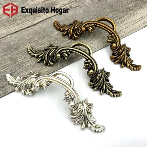 Luxurious Cassetti Vintage Cabinet Handle For Furniture Cabinet Pulls Knobs Handles Drawer Handle Bronze Furniture