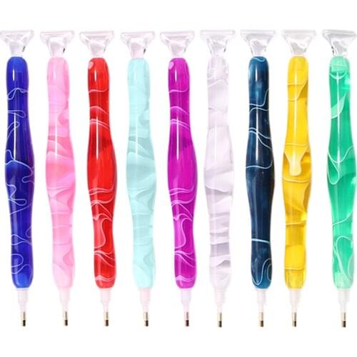 DIY Diamond Painting Pen Tool Accessories Rhinestones Pictures Handmade Point Drill Pens Gift for 5D Mosaic Resin Painting Kit
