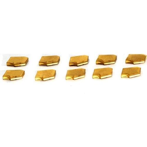 10 PCS Carbide Grooving Inserts SP200 NC3020 GTN-2(QC1402) CNC Lathe Carbide Inserts Cutters for Lathe Grooving Cut-Off Tool