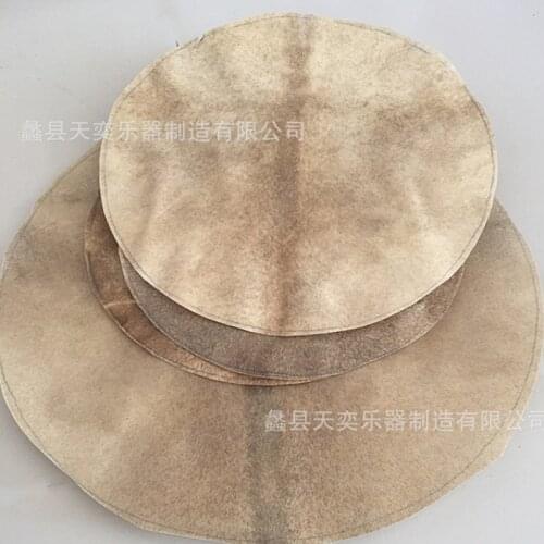 High-grade African drum drum tambourine 8 inch 10 inch 12 inch African tambourine original old goatskin color goatskin