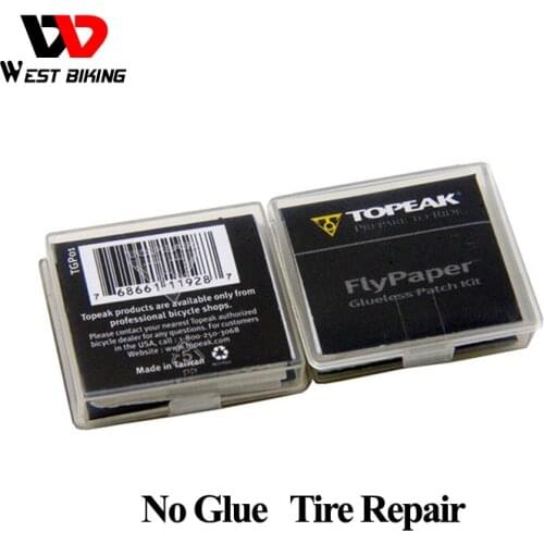 WEST BIKING No Glue Chip Bicycle Tire Repair Kit Mountain Bike Tire Repair Piece Thin Road Bike Available