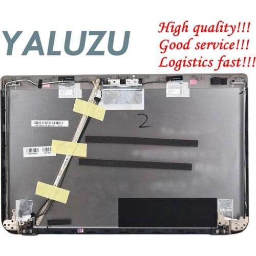 YALUZU new for Toshiba Satellite P55t P55t-A LCD Back COVER with Hinges H000056090 Touch P55t-A5202 P55T-A5118 P55T-A5116 case