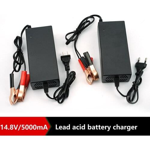 Lead acid battery charger Clip charger 14.8V 5A battery charger lead acid battery smart charger