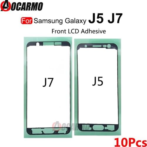 10Pcs/Lot Front Frame LCD Panel Faceplate Adhesive For Samsung Galaxy J5 Prime On5 J7 Prime On7 J710 2016 Sticker Glue Tape