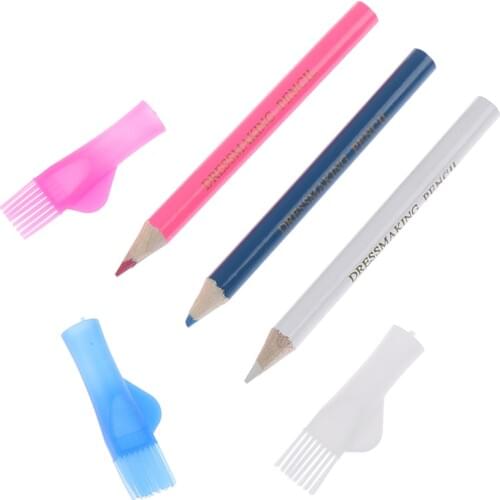 3pcs/set Tailor Chalk Pencils for Fabric Marking and Tracing Temporary Sewing Tool