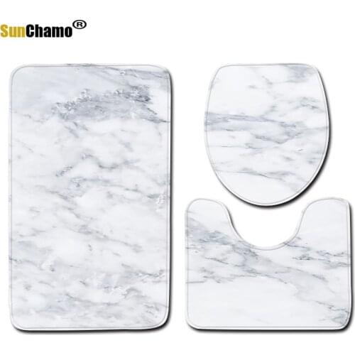 3pcs Non-Slip Bath Mat Bathroom Kitchen Carpet Doormats Bath Mat 3 Piece Bathroom Mat Sets set tappeti bagno 2021 #40