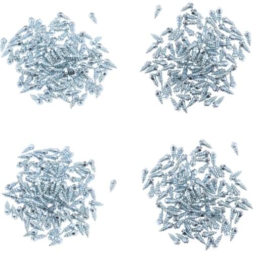 400pc 9mm Anti-Slip Screw in Tire Stud Snow Trim Wheel for Bicycles Scooters