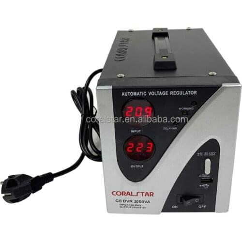 Factory Price 2000W AC Power Supply Automatic Voltage Regulator Stabilizer, Induction Stabilisers
