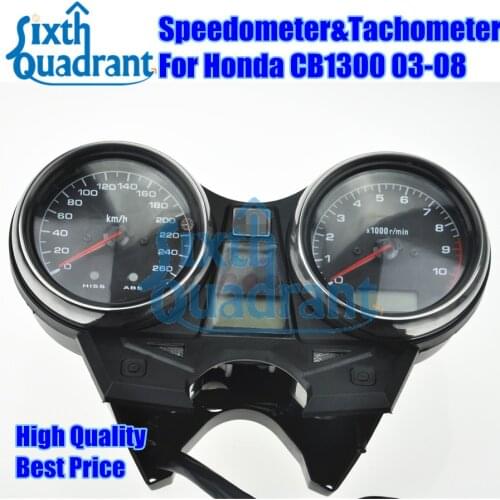 Free Shipping Motorcycle Speedometer Tachometer Gauges Cluster For Honda CB1300 2003 2004 2005 2006 2007 2008