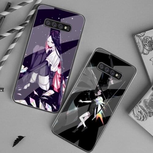 Houseki No Kuni Phone Case Tempered Glass For Samsung S20 Plus S7 S8 S9 S10 Plus Note 8 9 10 Plus
