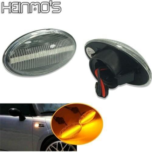 For Mini Cooper R50 R52 R53 2002 2003 2004 2005 2006 2007 2008 Side Marker Turn Signal Light For Mini Cooper Side Repeater Lamp