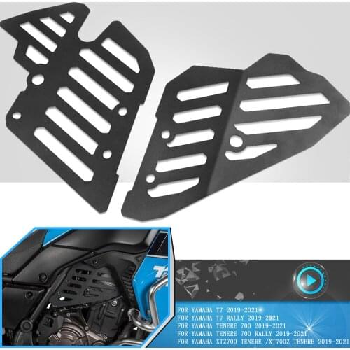 For Yamaha T7 T 7 Rally 2019 2020 2021 Motorcycle Accessories Engine Protection Covers Bash Guard Sump Plate Crap Flap Protector