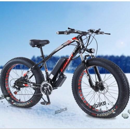 Electric bike 750W for Private Use Mountain Bicycle ebike Fat Tire 26 inch adult Electric Snow Bike Fat Tyre bike 48V 13AH
