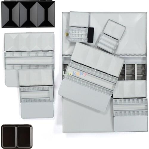 Italy Imports FOME Vincent Studio Artist Watercolor Palette Box Hand Made, Heavy Enamel Watercolor Box, Easy To Clean Up