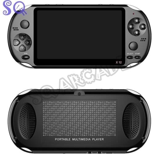 New X12 Portable Handheld Video Game Console 3200+Games 5 inch Portable Mini Video Player 5.1 inch IPS Screen 8G+16G