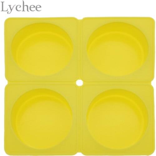 Lychee Life Cylindrical Round Soap Mold Silicone Soap Mold Handmade DIY Soap Making Crafts Supplies