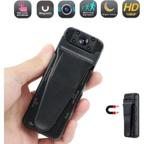 Mini DVR Small DV Camcorder Camara Wearable Mini Digital Body Camera Motion Detection Loop Recording Video