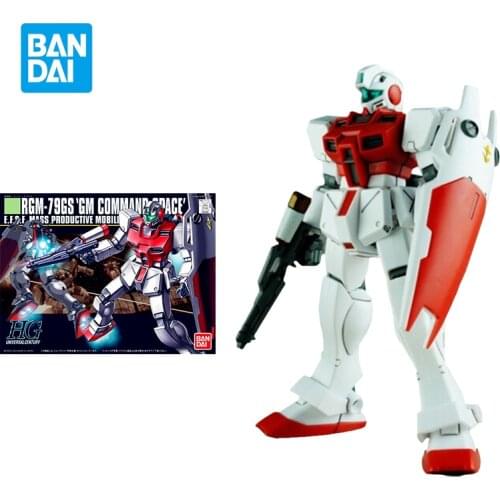 Bandai Gundam Model Kit Assemble Figure 1/144 HGUC 051 RGM-79GS Anime Character 13cm Action Dolls Collectibles Childrens Toys