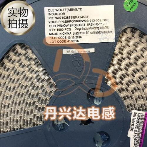 Original new 100% OWISFD6D38T-8R2N SMD magnetically shielded power inductor 7x7x4 8.2UH 2A