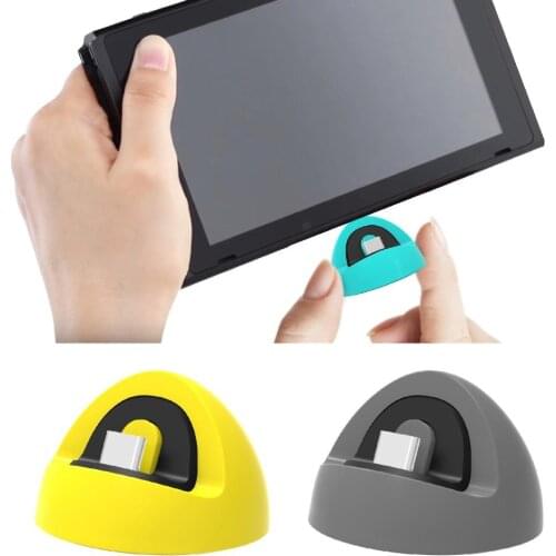 Portable Type-C Game Console Charging Dock Base Stand Station Portable Stable Charging Dock for NS Switch/Switch Lite Host