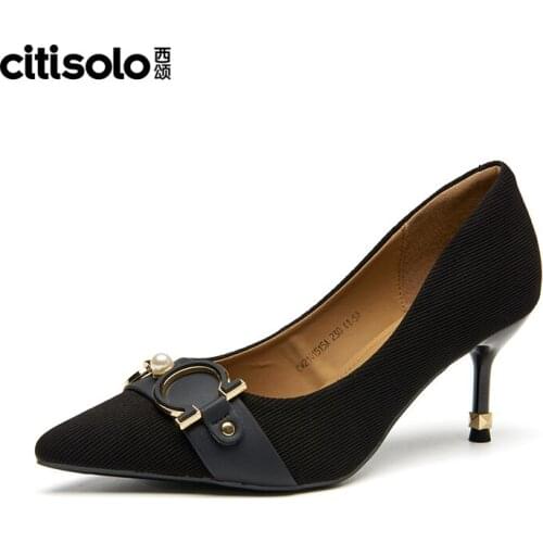 Q1515A Xisong Autumn Fashion Pointy Womens Shoes Trend Joker Shoes