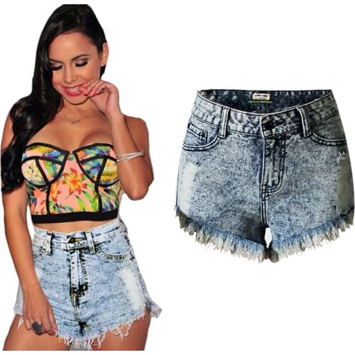 Женские джинсовые шорты Teeuiear China At AliExpress