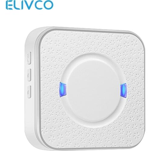 433MHz Chime Ding Dong Wifi Smart Video Doorbell Receiver 52 Chimes 110dB AC 90V-250V Indoor Intercom Door Bell Receiver