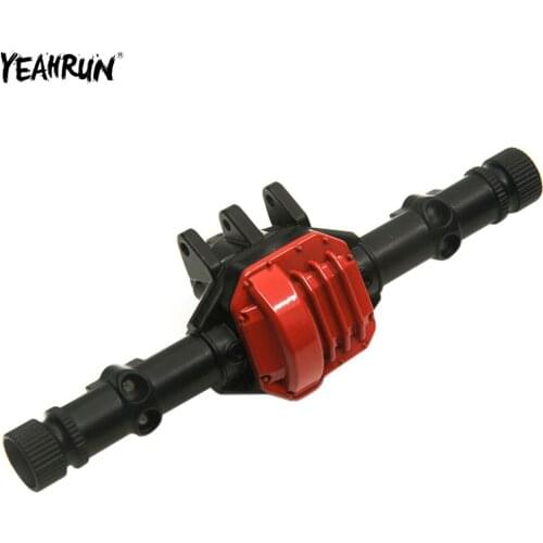 YEAHRUN Universal Metal Alloy Front Rear Axle Housing For Axial 1/10 SCX10 II 90046 90047 RC Crawler Car