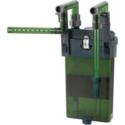 Aquarium External Canister Filter with Filter Media Multi-function Oxygen Adding