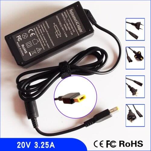 20V 3.25A Laptop Ac Adapter Charger for Lenovo Thinkpad G510 G510S L540,Chromebook N20 N20P X11e X150e,45N0237