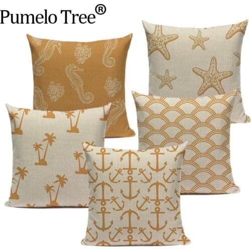 Yellow Geometry Throw Pillow Covers Car Beds Outdoor Living Room Lumbar Pillowcase High Quality Almofada Home Decor 30x50cm