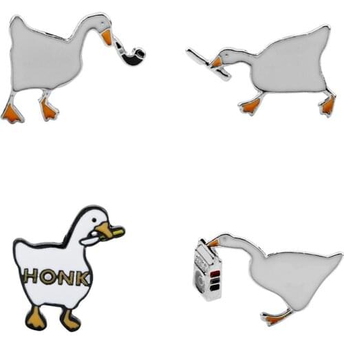 Animal Honk Hu0gsy Cute Brooch Penguin Lapel Pin Metal Enamel Badge Brooches Collar Backpack Pins