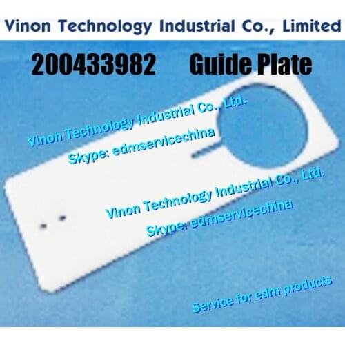 200433982 Guide Plate for ROBOFIL 230F, 330F series Charmille s 200.433.982, 433.982 edm spare parts Slider