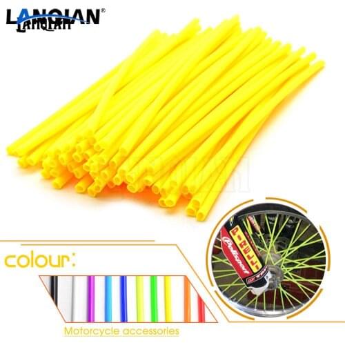 72pcs Universal Motorcycle Wheel spoke skins For Honda XR250 250 MD30 95 XLR BAJA-1 250 MD22 88 XR400R 400 NE03 97