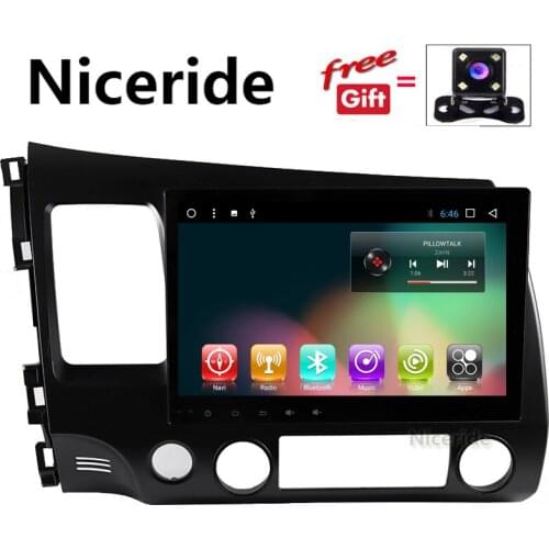 Touch screen 10.1" 2 Din Car DVD GPS Navigation for Honda Civic 2008 2006-2011 Android Radio Stereo PC Head Unit Multimedia wifi