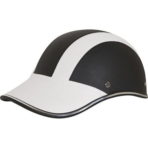 Baseball Cap Style Motorcycle Half Helmet Safety Hard Hat For Cafe Racer Chopper Scooter Half Face Vintage Summer Cap