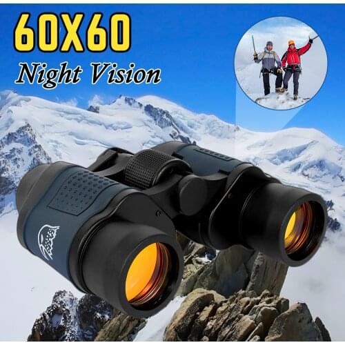 High Clarity Telescope 60X60Binoculars Binocular Fixed Zoom High Power Optical Night Vision Binoculars for Outdoor Hunting Sport