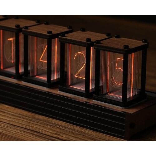 RGB light tube clock, A time machine DIY kit LED desktop creative decoration, boyfriend gift
