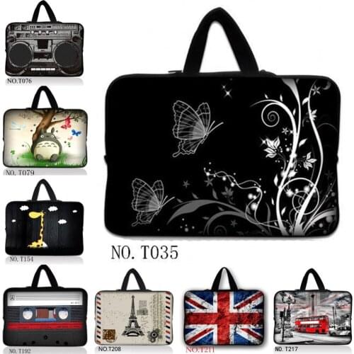Butterfly Laptop Handbag Sleeve Case Protective Bag Notebook Carrying Case For 13 14 15.6 Macbook Air ASUS Acer Lenovo Dell