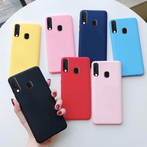 Case For Samsung Galaxy A20E Cases Cover Matte Silicon Back Shells For Samsung A20E A 20E SM-A202F Phone Case Soft Fundas Bumper