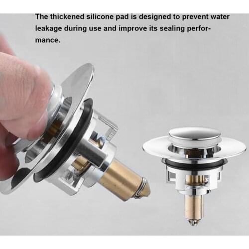 Drain Filter Copper Pop-up Sink Strainer Universal Anti-clog Integrated Hair Catcher for Kitchen Bathroom HOT SALE