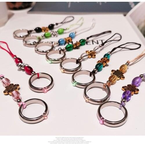 Chinese knot Crystal Chain Bracelet Wrist Strap Lanyar for iPhone 12 Mini 11 For Huawei Xiaomi Vivo Oneplus Samsung Honor
