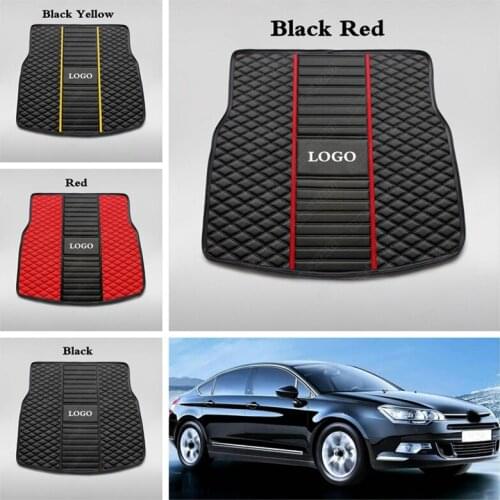 Custom Car Trunk Mats for Citroen C4 C5 C6 Citroen C4 Picasso C4 Aircross Car Accessories All Weather Cargo Liners Boot Pads