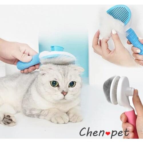 Pet Comb Dog Cat Comb Professional Grooming Brush Dogs Cats Cleaning Supplies Pet Glove Dog Bath Cat Pets Acessories Hair Tools
